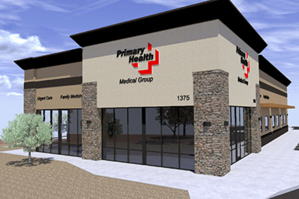 render of new UC Clinic in Nampa
